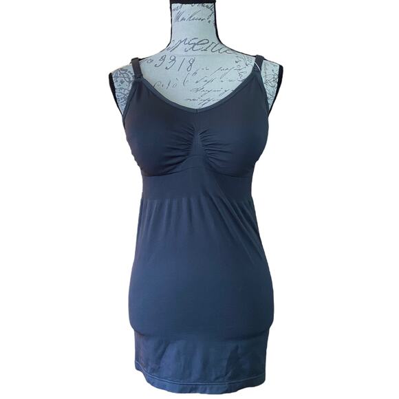 Maternity Nursing NWT Gray Built In Bra Tank Size XL - Picture 2 of 5